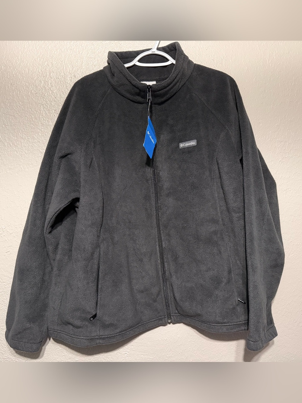 Plus Size 3X Woman’s Full Zip Fleece Black Columbia jacket coat NWT